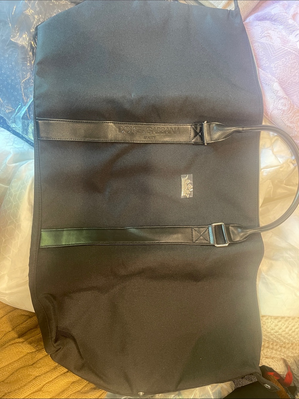 Dolce & Gabbana Black Men's Tote Travel Bag